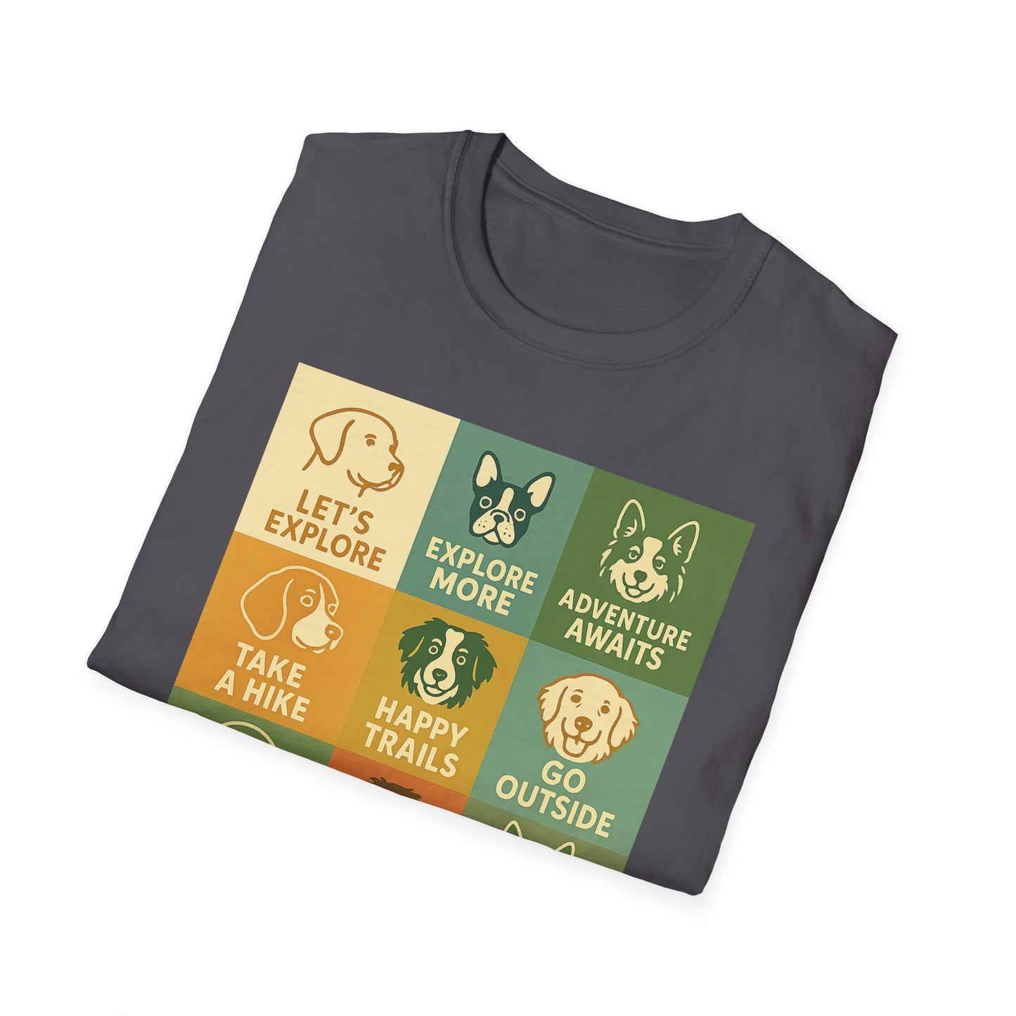 Adventure Grid Dogs T-Shirt