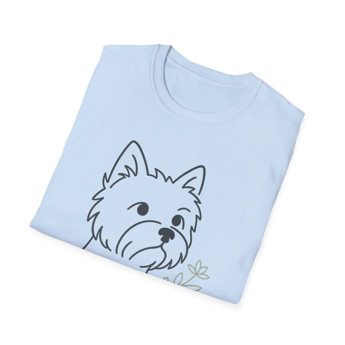 Floral Westie B T-Shirt