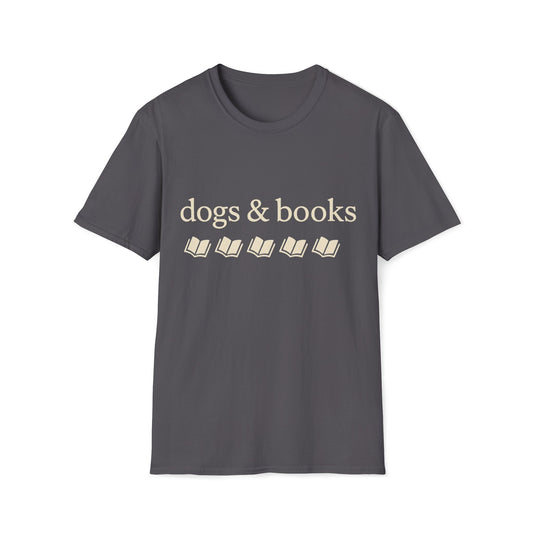 Dogs & Books T-Shirt