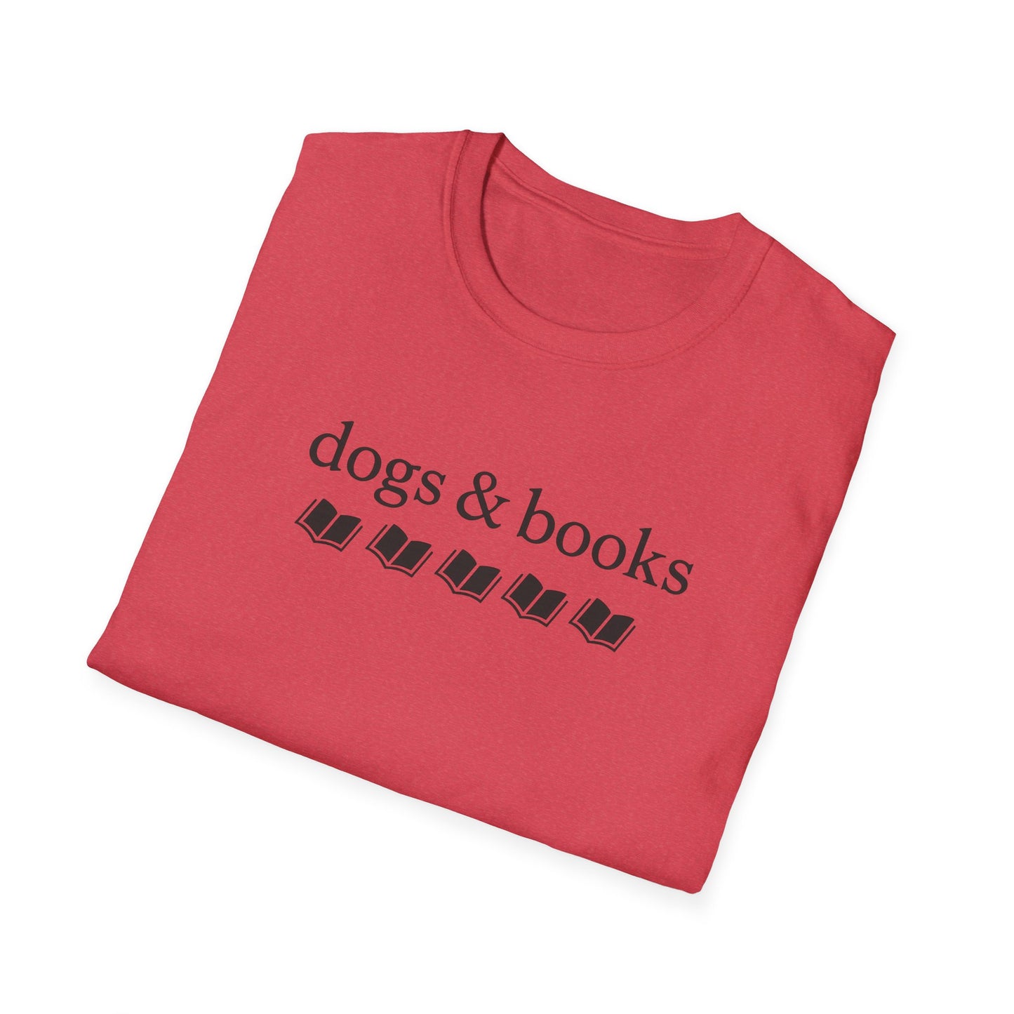 Dogs & Books B T-Shirt