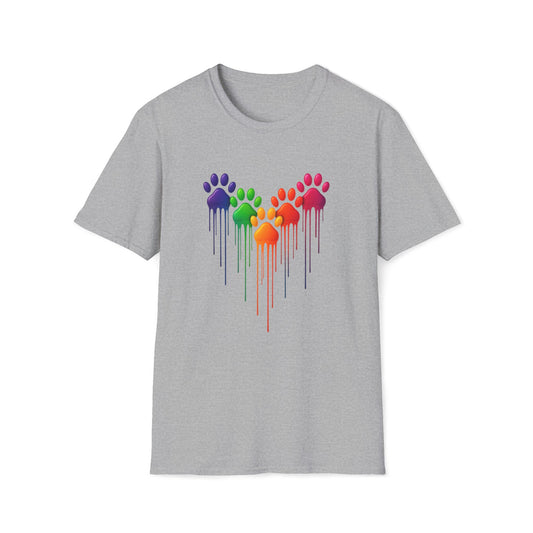 Heart Paw Drip T-Shirt