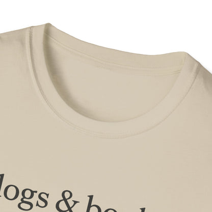 Dogs & Books B T-Shirt