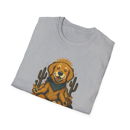 Stay Pawsitive Golden T-Shirt