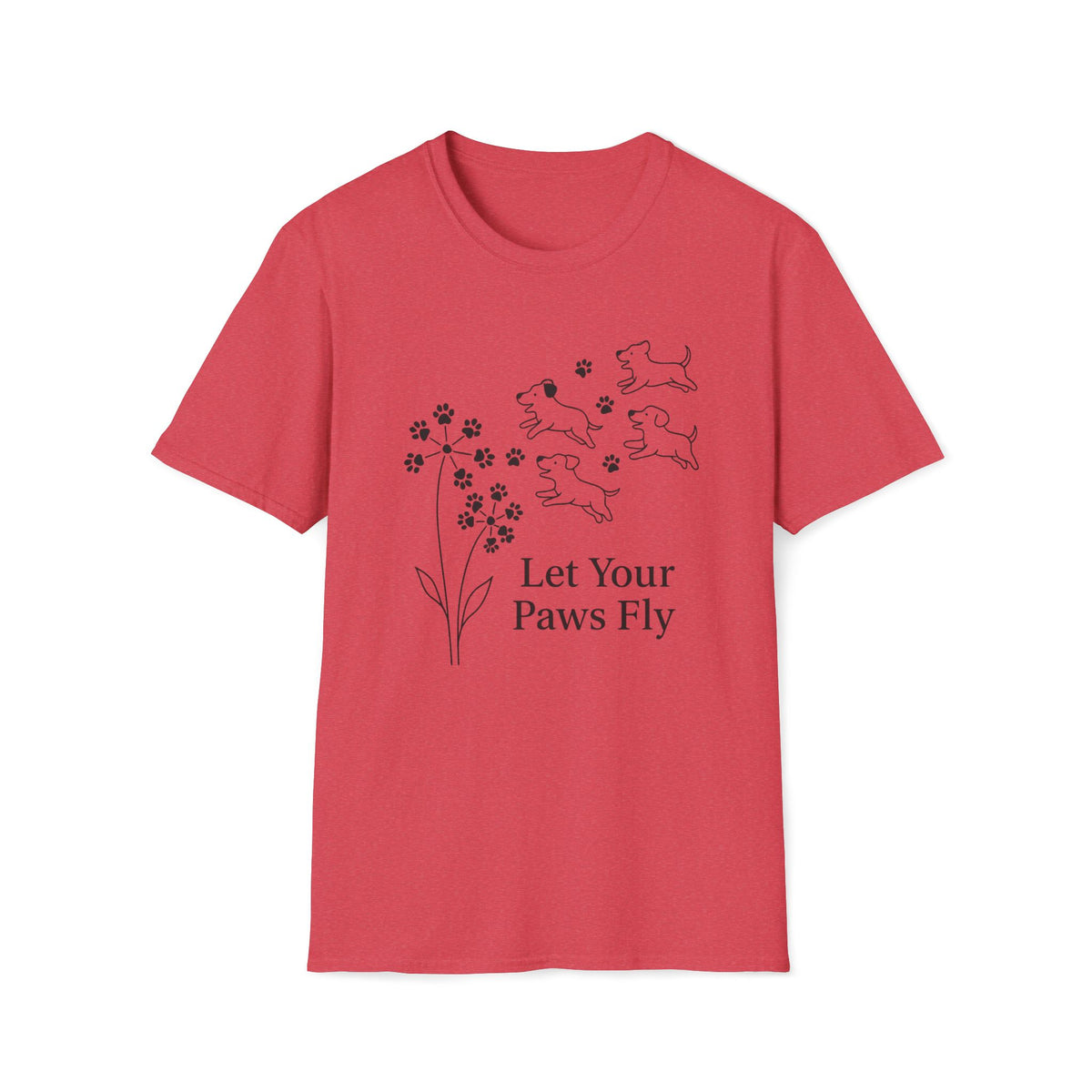 Paws Fly Floral B T-Shirt