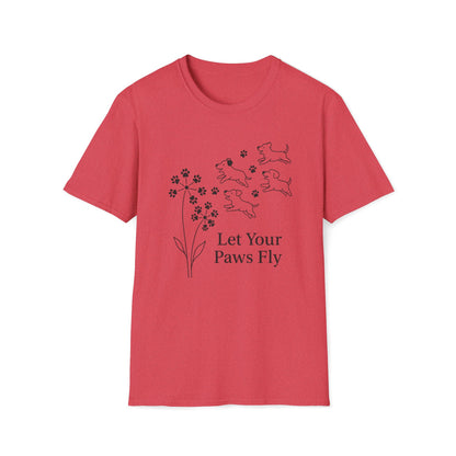 Paws Fly Floral B T-Shirt