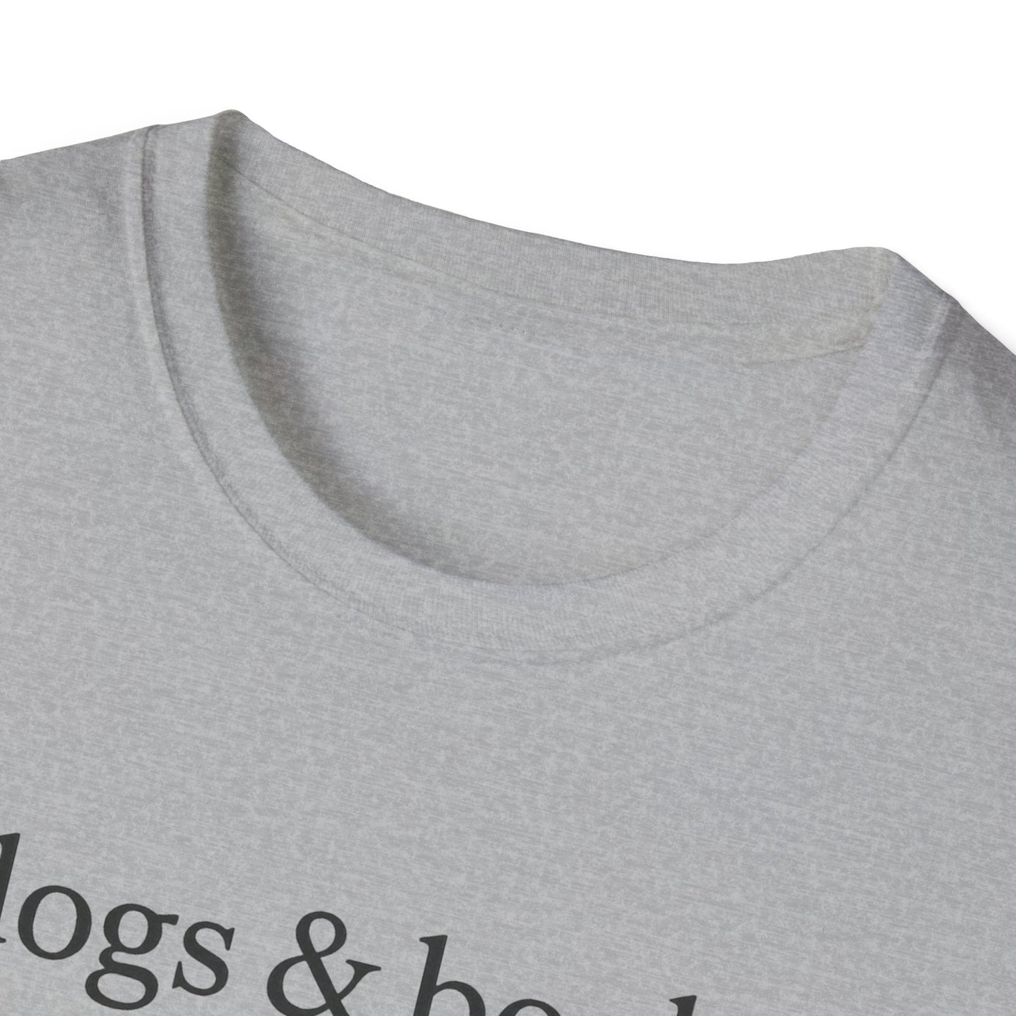 Dogs & Books B T-Shirt