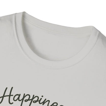 Happiness Dog Flowers T-Shirt
