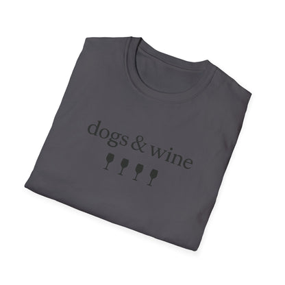 Dogs & Wine B T-Shirt