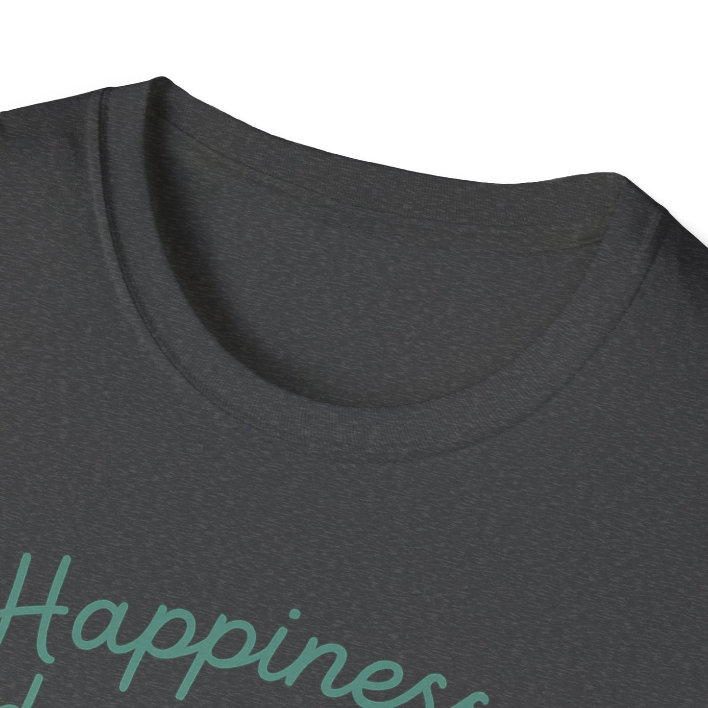 Happiness Dog Flowers P T-Shirt