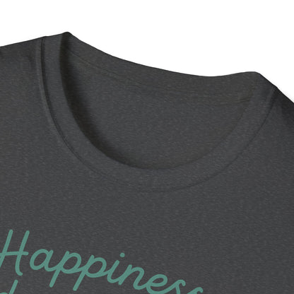 Happiness Dog Flowers P T-Shirt