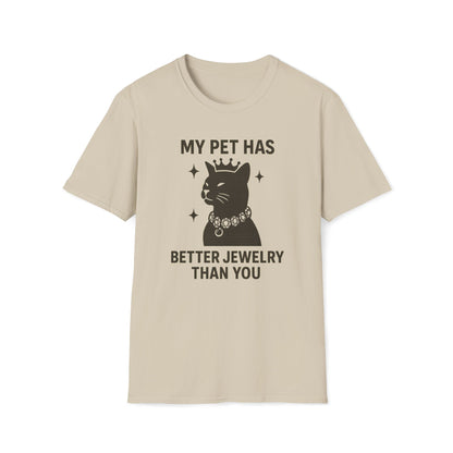 Pet Cat Jewelry B T-Shirt