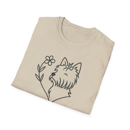 Floral Heart Yorkie B T-Shirt