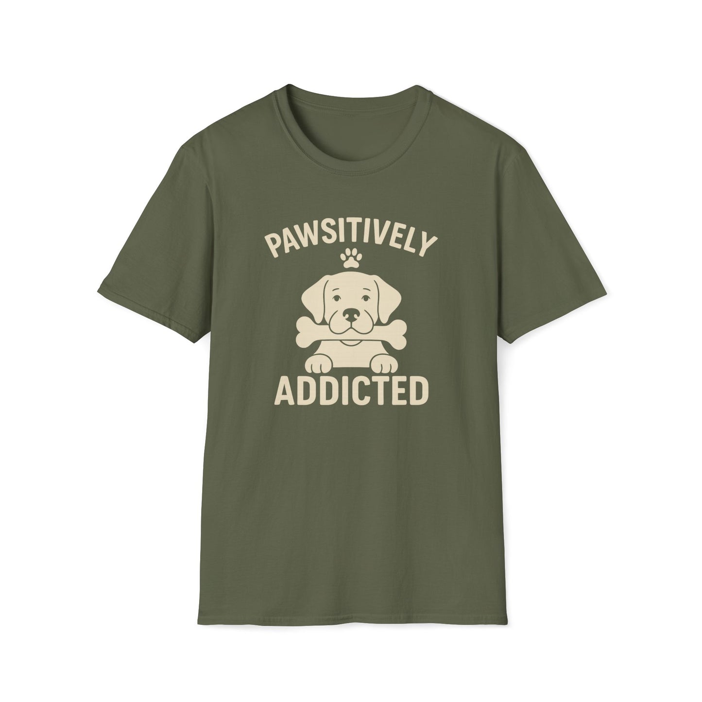 Pawsitively Addicted C T-Shirt