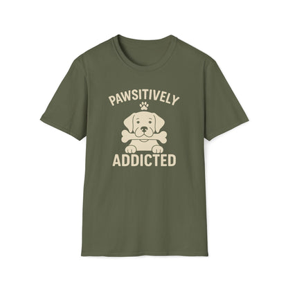 Pawsitively Addicted C T-Shirt