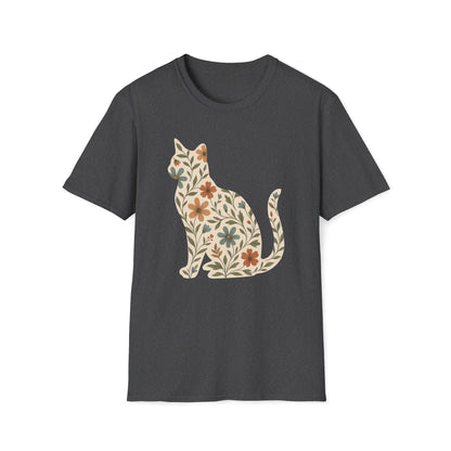 Floral Cat T-Shirt