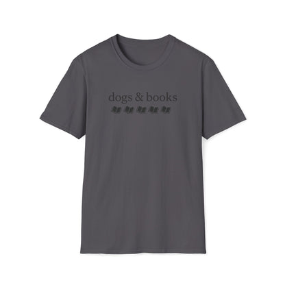 Dogs & Books B T-Shirt