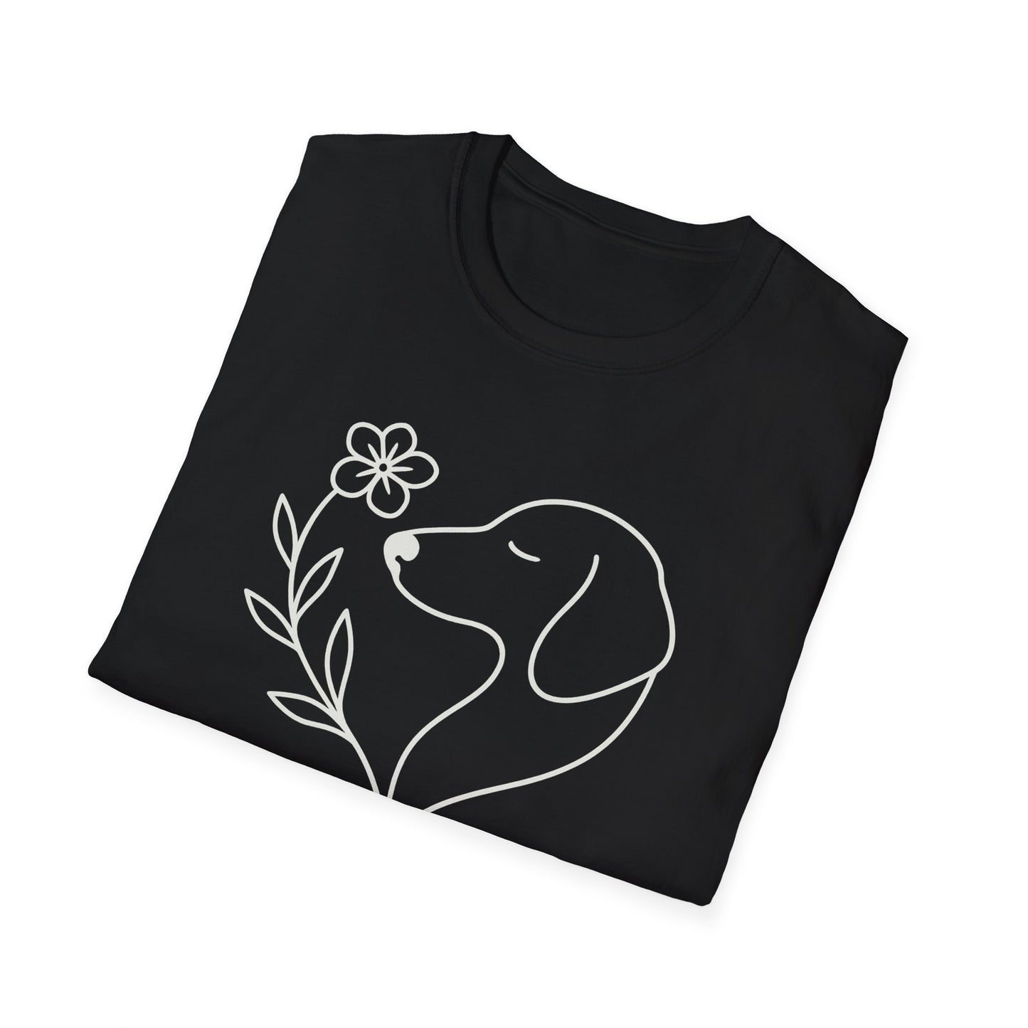 Floral Heart Dachshund W T-Shirt