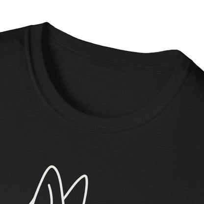Floral German Shepherd W T-Shirt