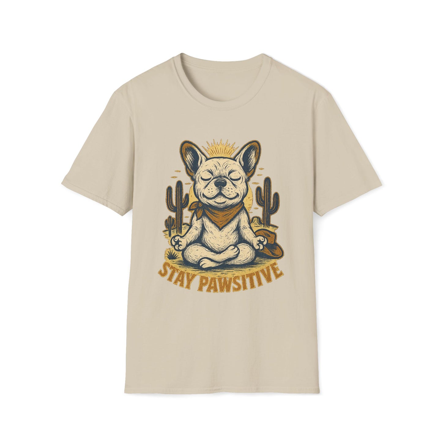 Stay Pawsitive Frenchie T-Shirt