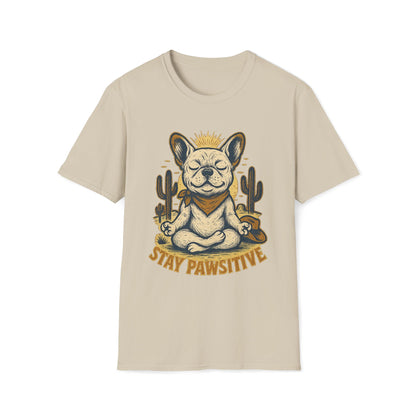 Stay Pawsitive Frenchie T-Shirt