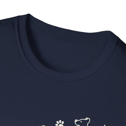 Paws Fly Floral W T-Shirt