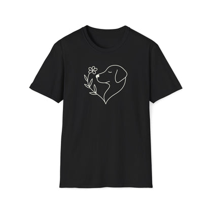 Floral Heart Lab W T-Shirt