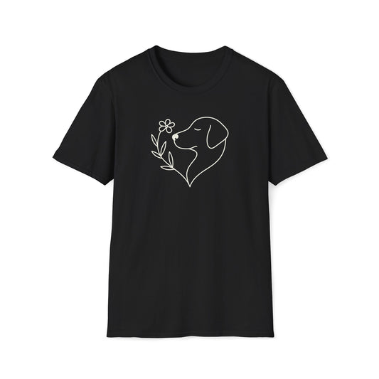 Floral Heart Lab W T-Shirt