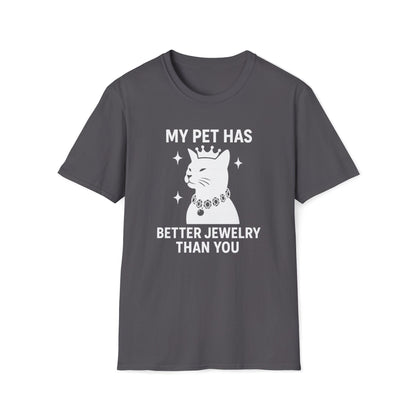 Pet Cat Jewelry W T-Shirt