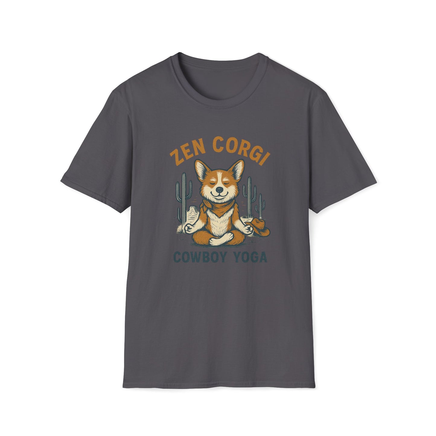Zen Corgi Cowboy T-Shirt