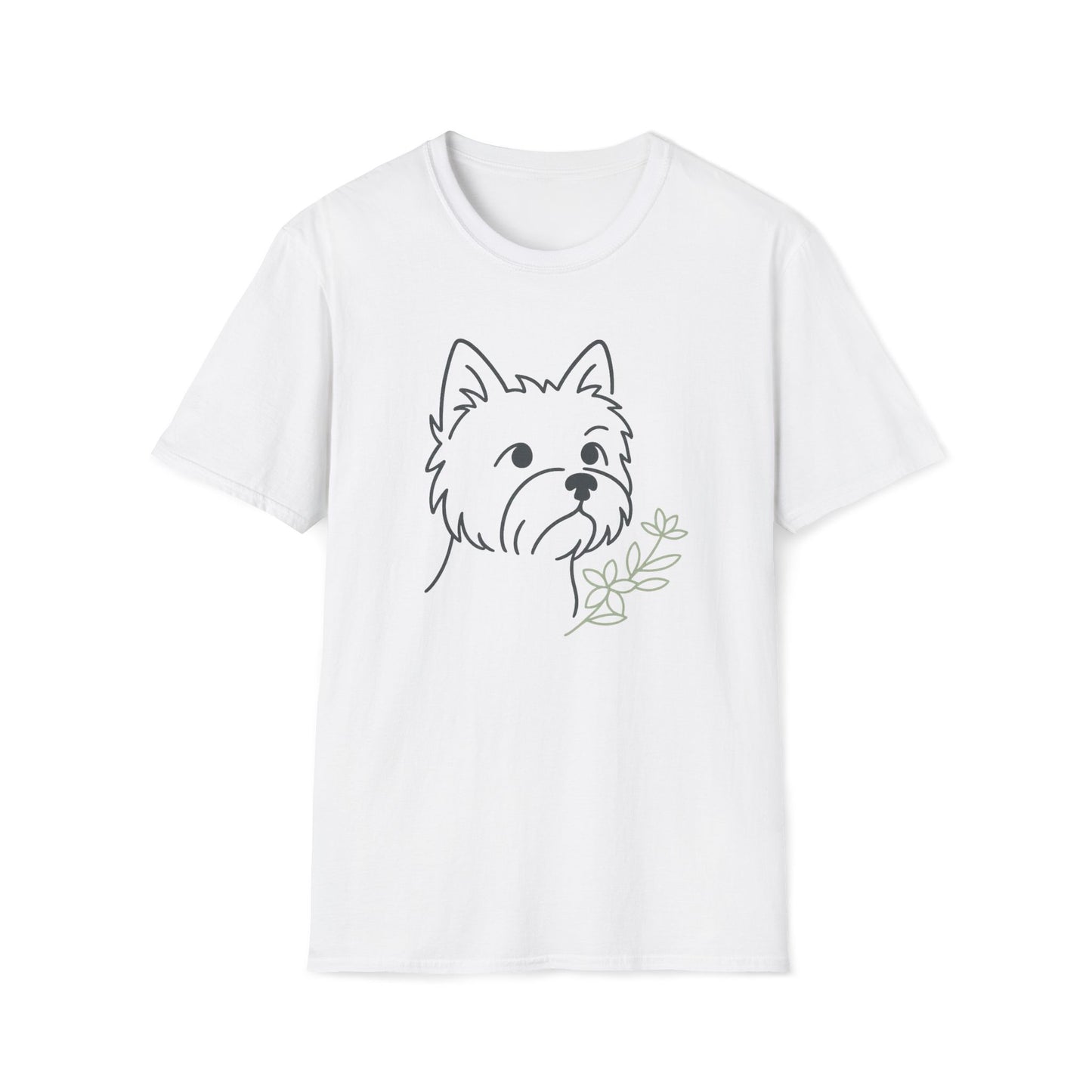 Floral Westie B T-Shirt