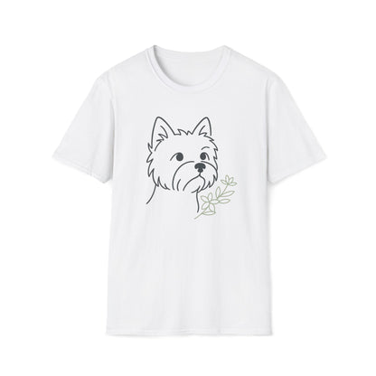 Floral Westie B T-Shirt