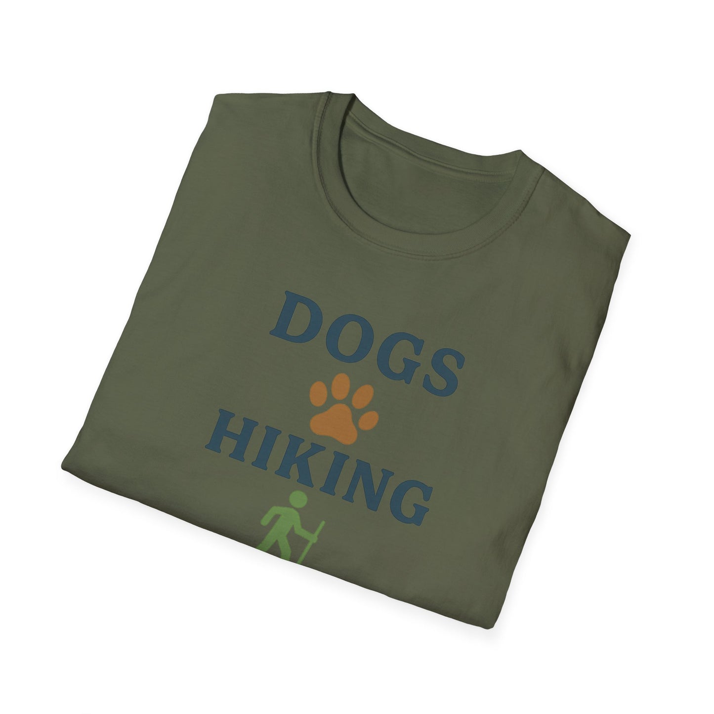 Dogs Hiking Mountains T-Shirt