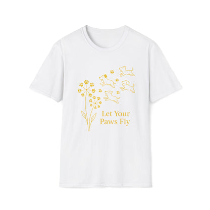 Paws Fly Floral G T-Shirt