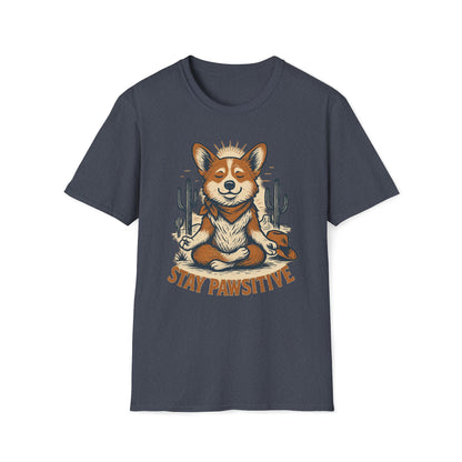 Stay Pawsitive Corgi T-Shirt
