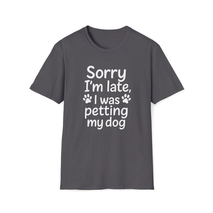 Petting Dog W T-Shirt