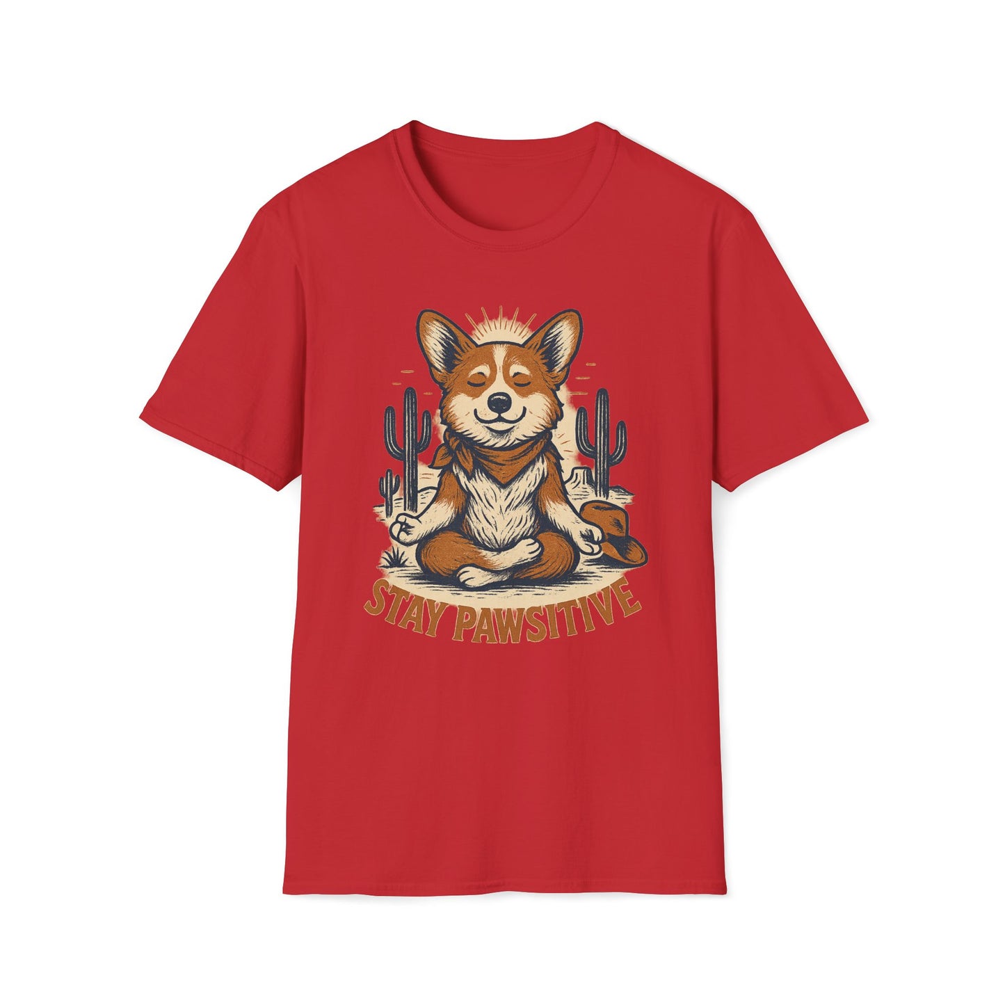 Stay Pawsitive Corgi T-Shirt