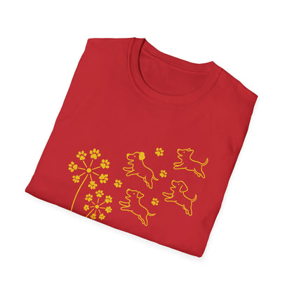 Paws Fly Floral G T-Shirt