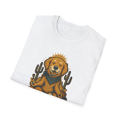 Stay Pawsitive Golden T-Shirt