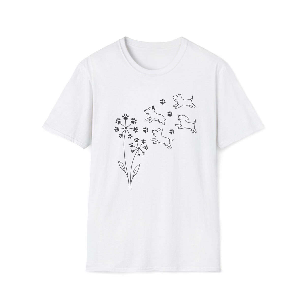 Paw Floral B T-Shirt