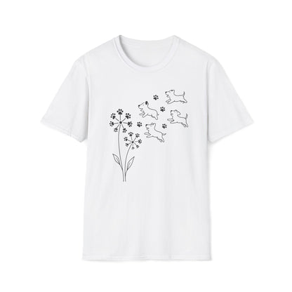 Paw Floral B T-Shirt