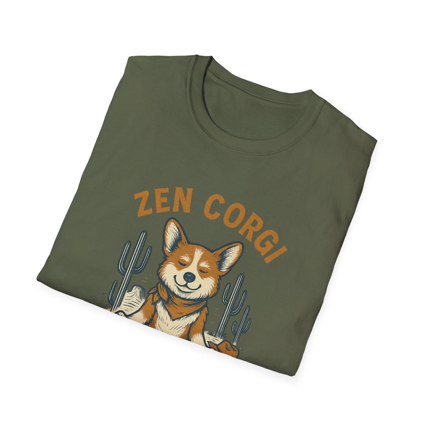 Zen Corgi Cowboy T-Shirt