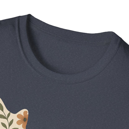 Floral Cat T-Shirt