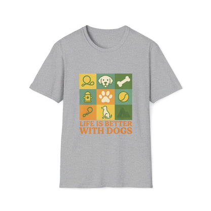 Better With Dogs T-Shirt