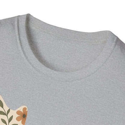 Floral Cat T-Shirt