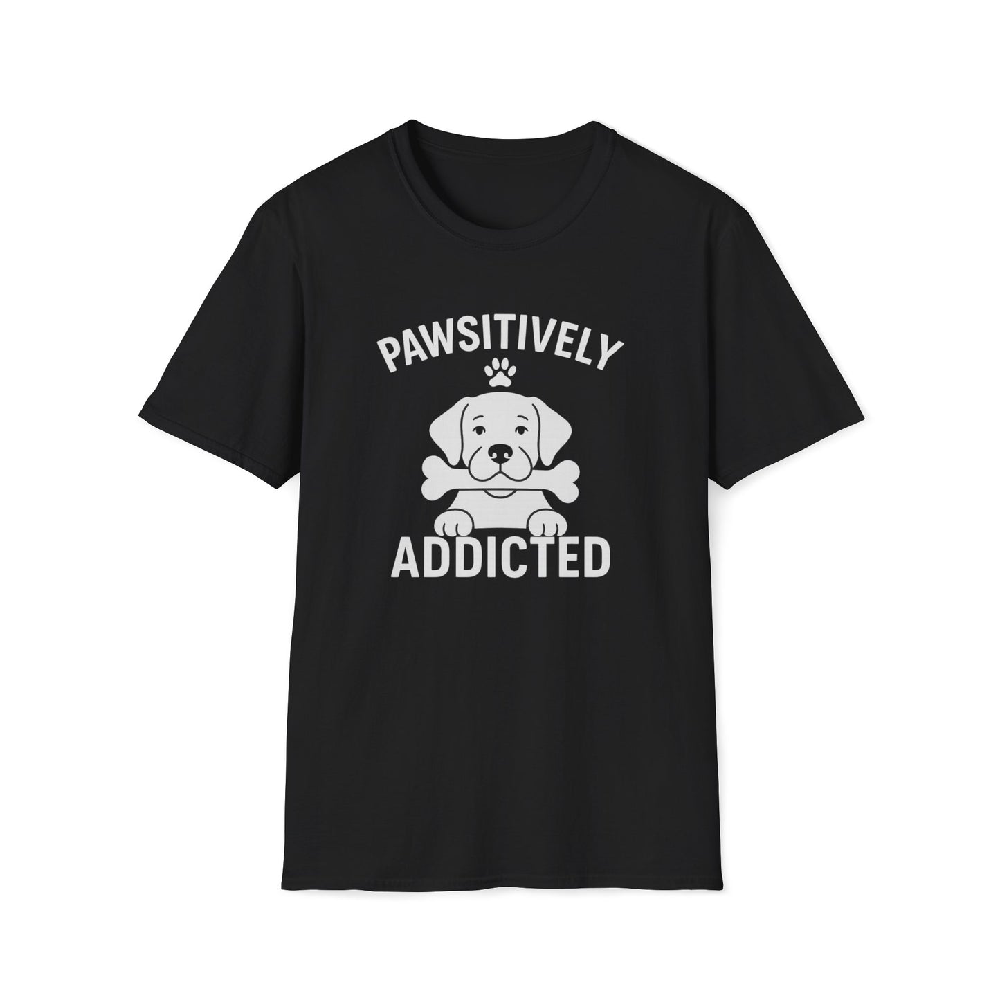 Pawsitively Addicted W T-Shirt
