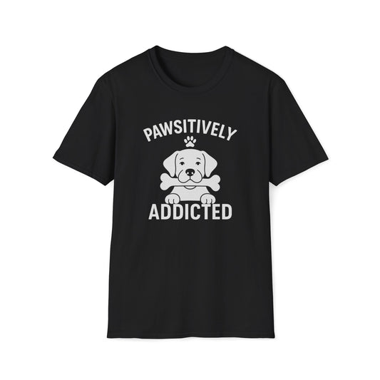 Pawsitively Addicted W T-Shirt