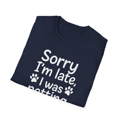 Petting Dog W T-Shirt
