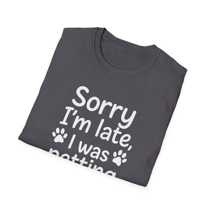 Petting Dog W T-Shirt