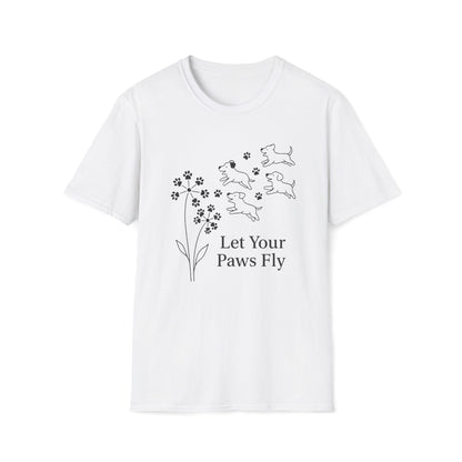 Paws Fly Floral B T-Shirt