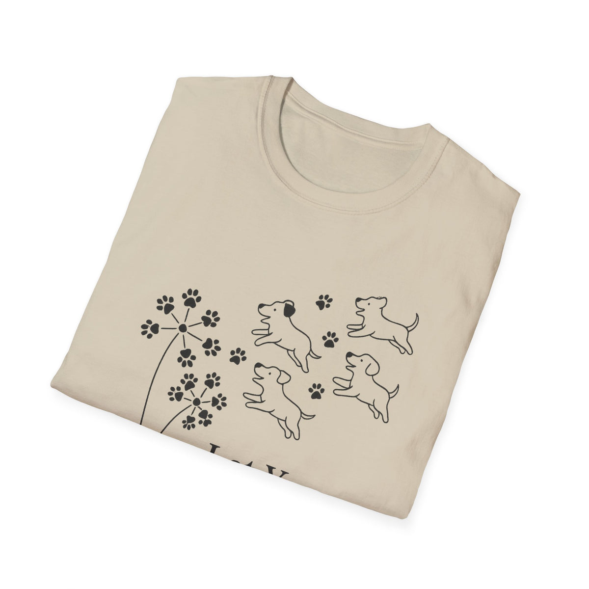Paws Fly Floral B T-Shirt